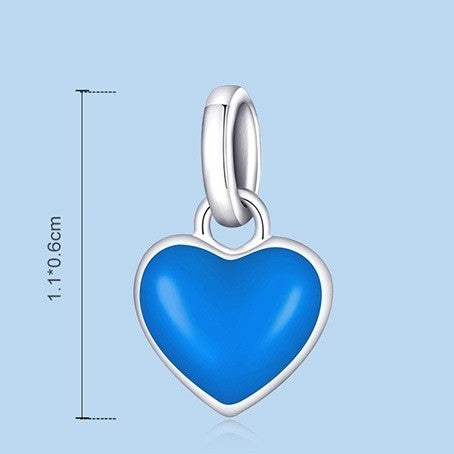 Charms srebrne serduszko z kolekcji Happy - srebro S925