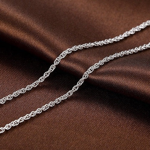 Srebrny łańcuszek lisi ogon - srebro S925
