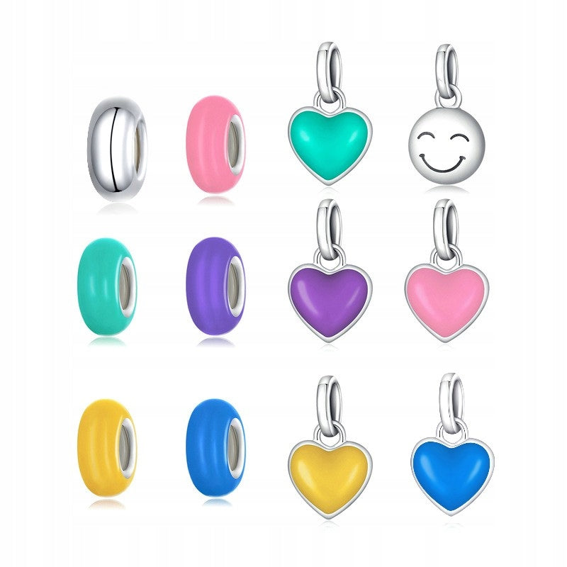 Charms okrągły z kolekcji Happy - srebro S925