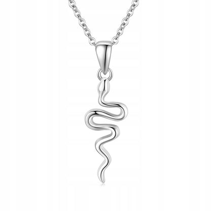 Naszyjnik srebrny z wężem - srebro S925